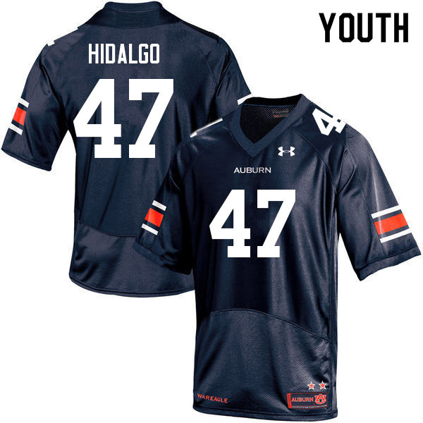 Youth #47 Grant Hidalgo Auburn Tigers College Football Jerseys Sale-Navy - Click Image to Close